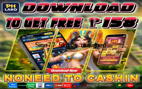 Sige77 Slot is designed with beginners in mind, offering tutorials and guides to help players get started